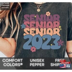 Senior 2023 Shirt Groovy Basket Unisex Classic